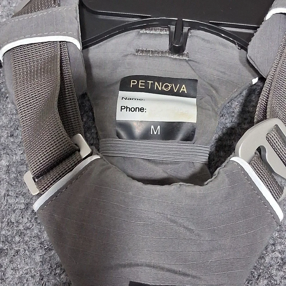 Petnova‎ Dog Harness Medium Color Gray and Silver